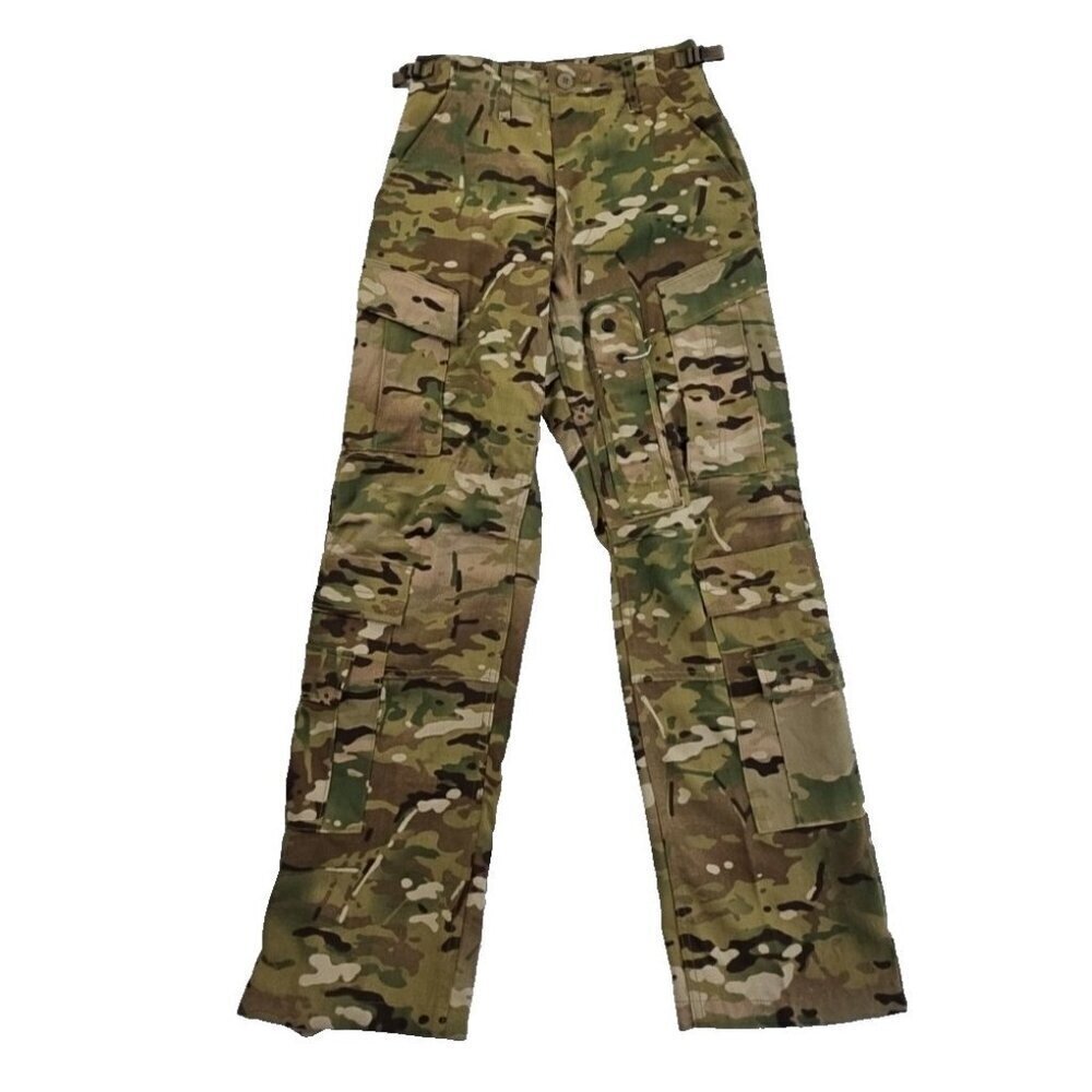 Army 8415-01-583-9263 Green Camo Woodland Pants W 25-27 L 26 1/2 to 29 1/2 NWOT‎